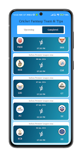 Cricket fantasy Tips & Teams Screen 3