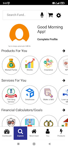 Android application Jss finpro screenshort