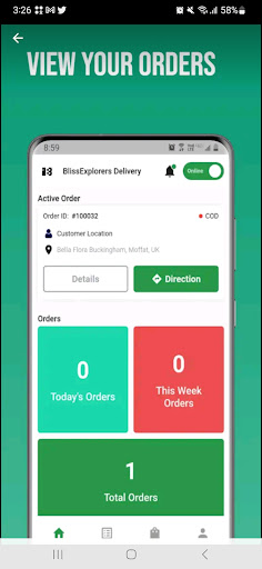 BlissSub Vendor Screen 2