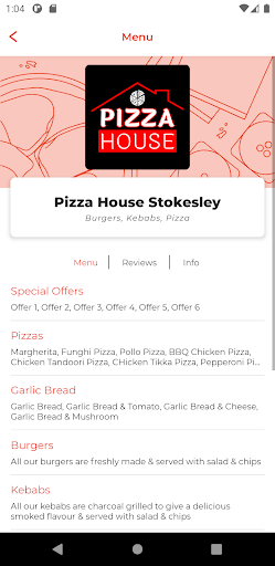 Pizza House TS9 Screen 2