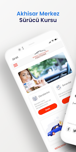 Android application Akhisar Merkez Sürücü Kursu screenshort
