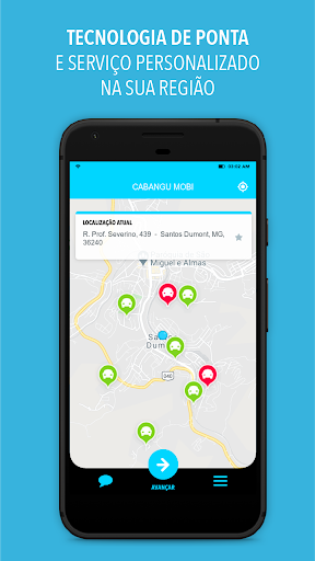Android application Cabangu Mobi screenshort