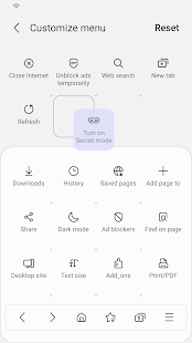 Samsung Internet Browser Beta 16.0.6.23 screenshots 5