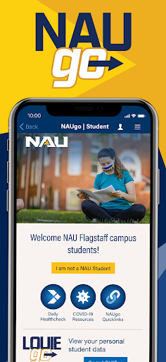 Android application NAUgo screenshort