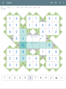 Captura 23 Kakuro - Classic Puzzle Game android