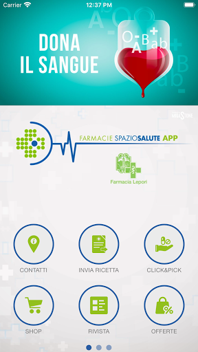 Android application Farmacia Lepori screenshort