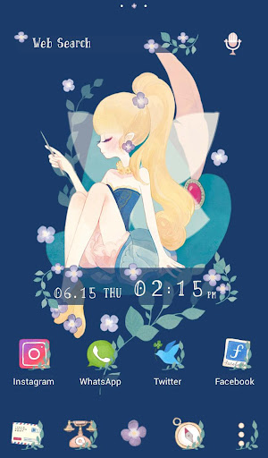 Android application Tinkerbell's Day Off Theme screenshort