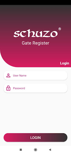 Android application Schuzo (gate) screenshort