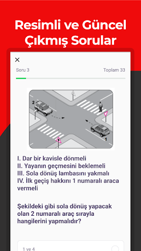 Ehliyet Soruları 2024 (Güncel) Screen 3