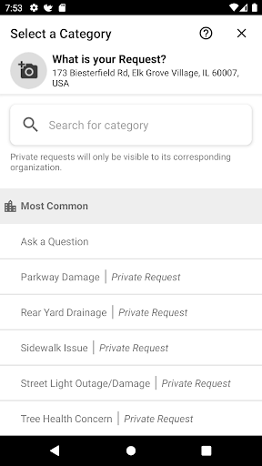 Screenshot of MyEGV