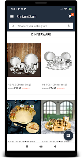 Android application ShriandSam screenshort