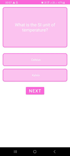 MyQuizz Screen 3