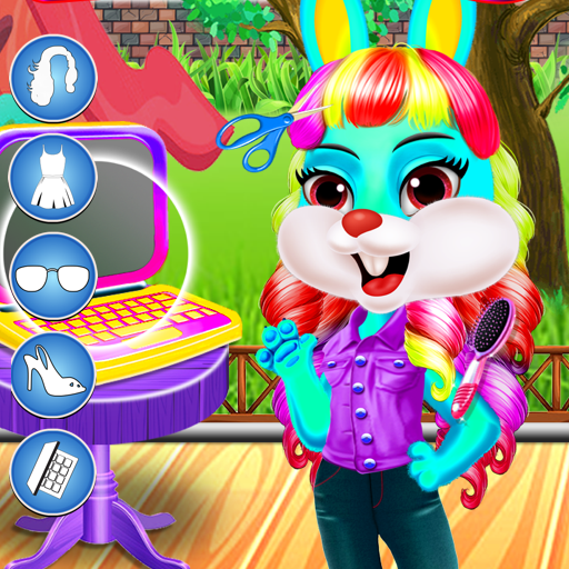 Bunny Hairs Beauty Care Games logo