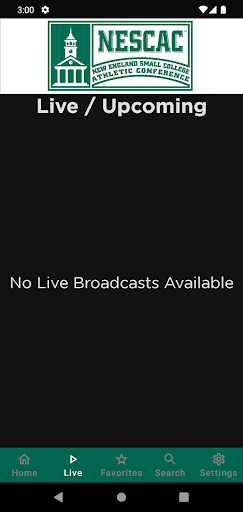 NESCAC Network Screen 2