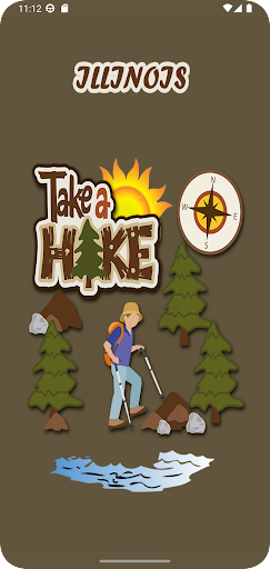 Android application Illinois Hiking Trails screenshort