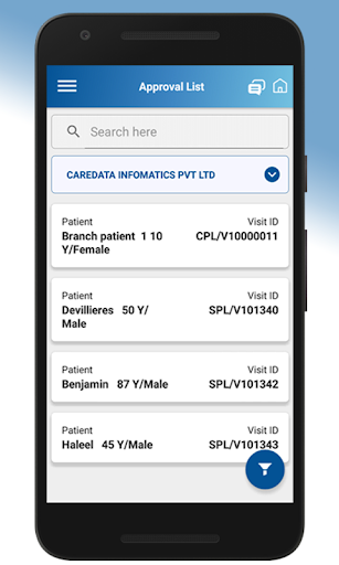 CareData Doc App Screen 3