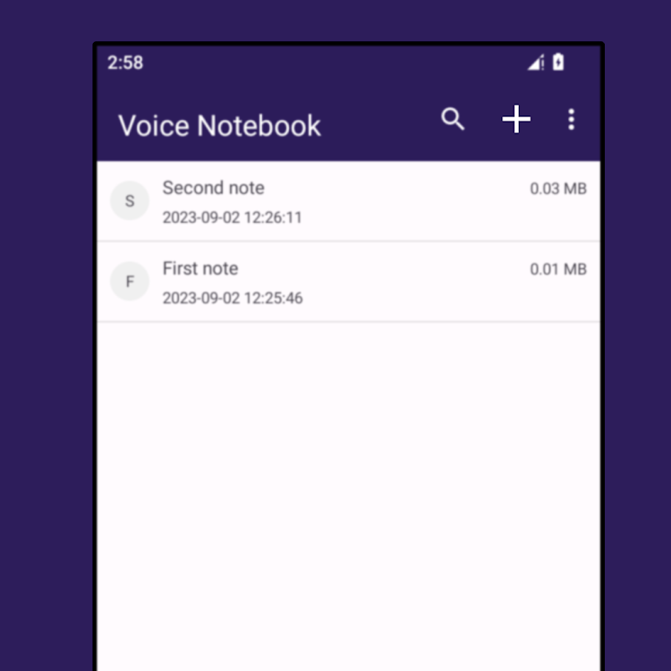 Voice notebook - 1.0.2 - (Android)