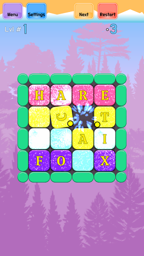 Sliding Words Puzzle - Mind Ex