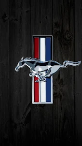 Ford Mustang Logo Wallpaper 4K