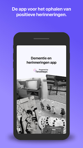 Android application Dementie en Herinneringen screenshort