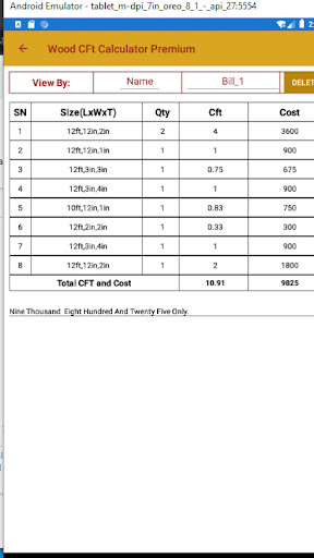 Wood CFt Calculator Premium