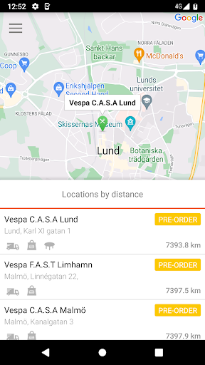 V.E.S.P.A. Screen 2