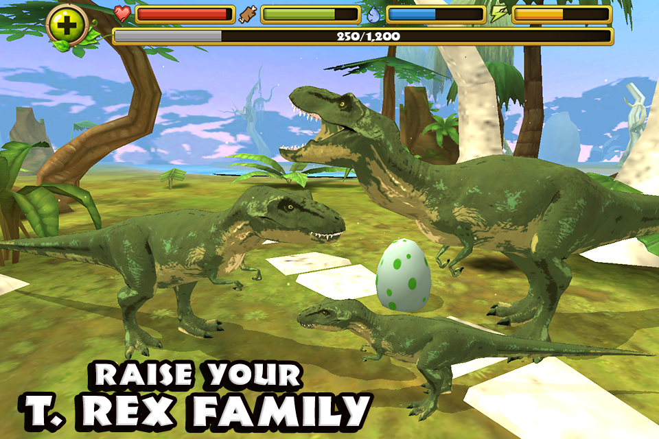 Android application Jurassic Life: T Rex Simulator screenshort