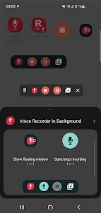 Voice Recorder in Background
