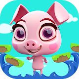 Crazy Piglet Jumping & Flying icon