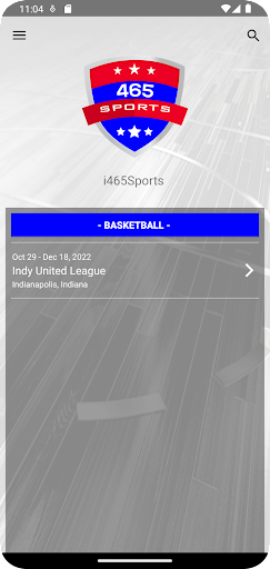 Android application i465Sports screenshort