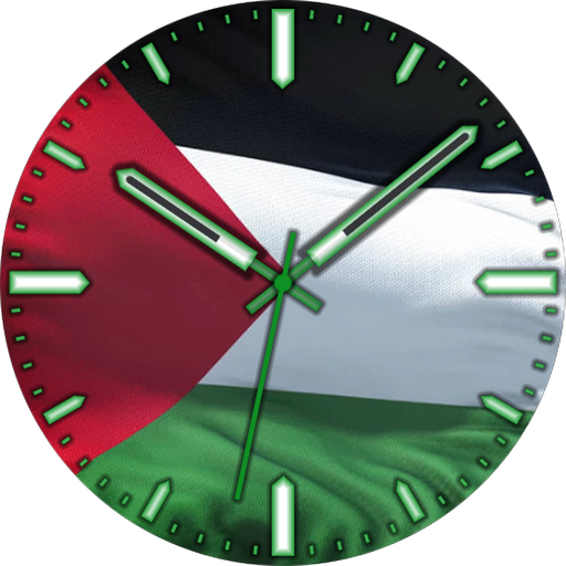 Palestine Flag Watch Face Logo