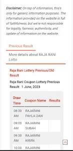 Rajarani Lotto