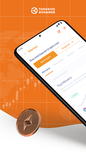 Android application Tokenize Xchange screenshort