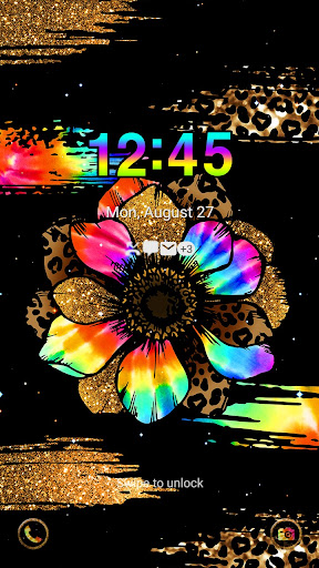 Android application Glitter Flower - Wallpaper screenshort