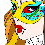 Vampires Color by Number - Halloween Glitter Book icon