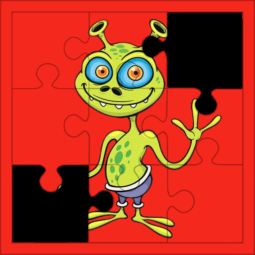 Alien Puzzles & Space Jigsaw logo