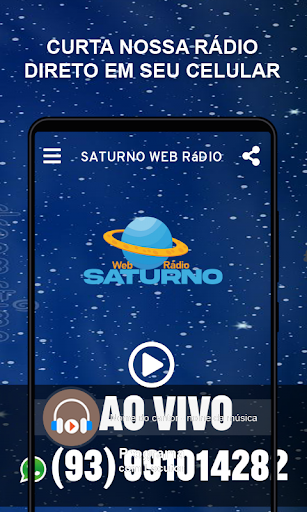 Android application Saturno Web Rádio screenshort