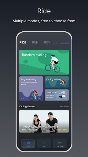 Android application Snailcle screenshort
