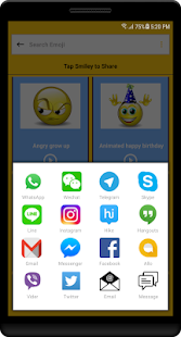 Talking Smileys - Animated Sound Emoji Screenshot