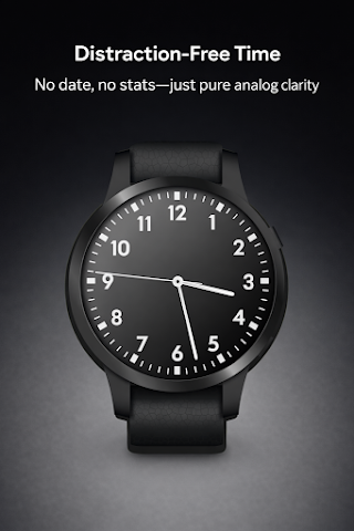 PureBlack Analog Watch Face screenshot 5