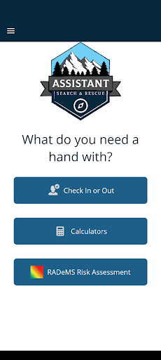 Android application My SAR Assist screenshort
