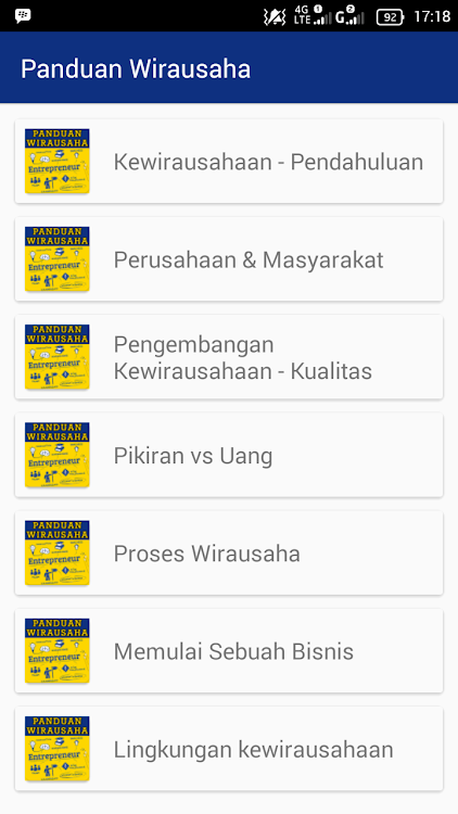 Panduan Wirausaha - 2.3 - (Android)