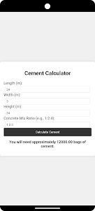 Cement Calculator