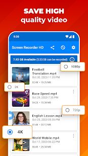 Screen Recorder: Facecam Audio Captura de tela