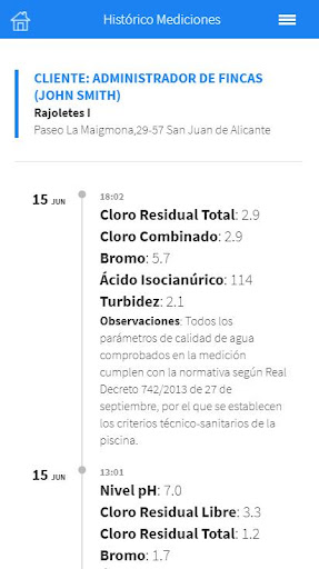 Iberpiscinas App Screen 2