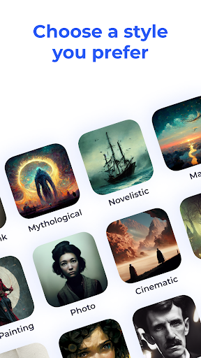 Screenshot of MagicApp - AI Art generator