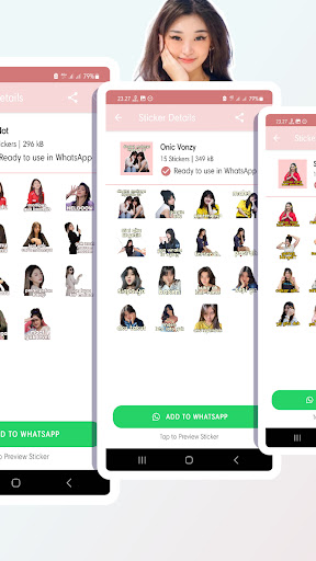 Stiker WA Cewek Cantik Seksi Screen 3