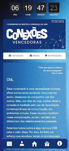 Android application Conexões Vencedoras screenshort