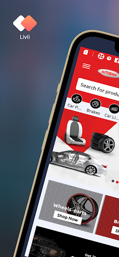 Android application Auto Parts Hub screenshort