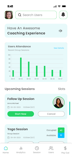 Zanadu Health - Coach Screen 3